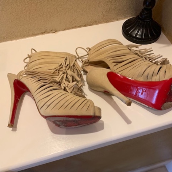 Christian Louboutin Fringe Heels - Picture 10 of 10